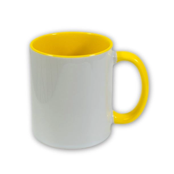 Tazza con manico e interno colorati - M003