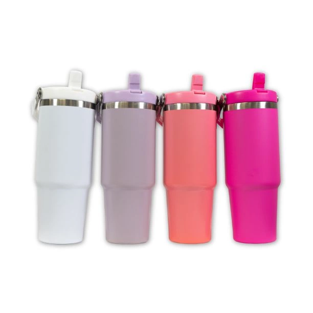 Travel mug met vierkant handvat - SS-141