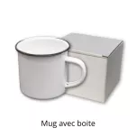 Doppia paletta Tazze smaltate A sublimabili 12oz/ 370ml