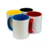 Tazza con manico e interno colorati - M003