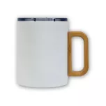Tazza con manico in legno - Q-175